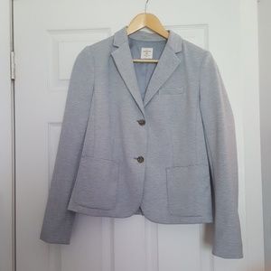 GAP Classic Academy Light Blue Striped Blazer